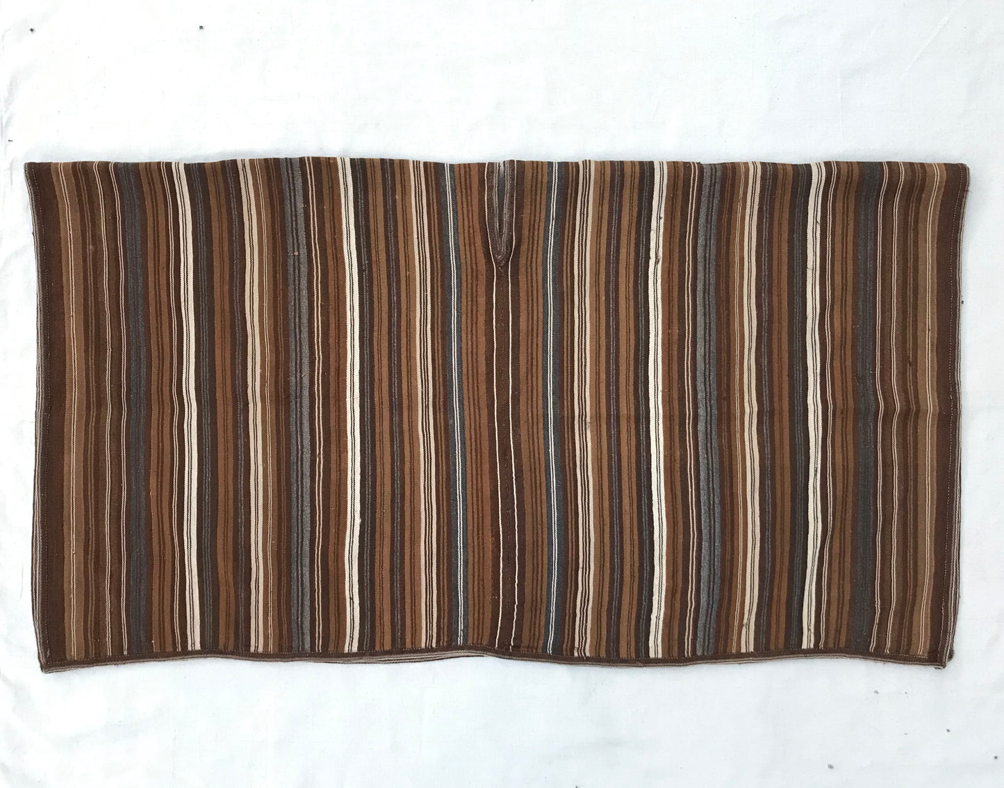 vintage handwoven Peruvian poncho