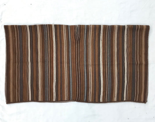 vintage handwoven Peruvian poncho